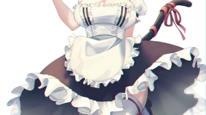 Anime Anime Girls Maid Maid Outfit Cake Cat Girl Cat Ears Cat Tail Tail Red Eyes Blonde 1080x1609 Wallpaper