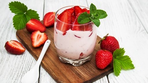 Berry Strawberry Dessert Still Life 3618x2456 Wallpaper