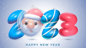 2023 Year New Year Holiday Christmas Santa Claus 3000x2000 Wallpaper
