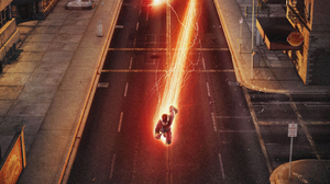Barry Allen Flash Grant Gustin The Flash 2014 2560x1440 Wallpaper