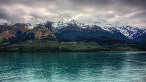 Trey Ratcliff Photography Landscape New Zealand Nature Water Mountains Snow Clouds 3840x2160 wallpaper