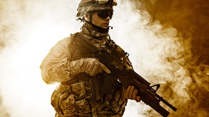 Assault Rifle Smoke 3750x2500 wallpaper