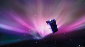 Doctor Who TARDiS Spaceship 2560x1440 Wallpaper