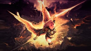 Angel Angel Warrior Blonde Fantasy Girl Woman 3840x2160 Wallpaper