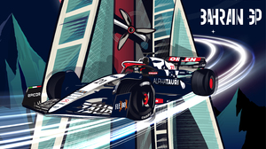 Scuderia AlphaTauri Formula 1 Car Front Angle View Race Cars 2880x1800 Wallpaper