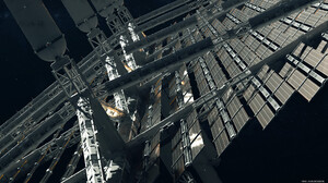 Paul Chadeisson Science Fiction Render Space Space Art Space Station Digital Art 1920x1080 wallpaper