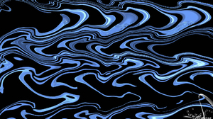 Artistic Blue Digital Art Wave 1920x1080 Wallpaper