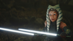 Star Wars Ahsoka Tano Lightsaber Jedi Disney Looking At Viewer Blurred Blurry Background Women 3840x2159 Wallpaper