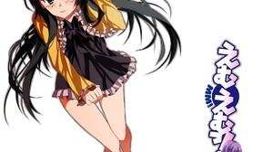 Anime Anime Girls MM Brunette Long Hair White Background 1103x1024 Wallpaper