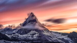 Matterhorn Nature Mountain Peak Sky Cloud Cliff 3840x2560 Wallpaper