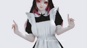 Aoi Ogata 2D Final Fantasy XiV Shadowbringers Viera Final Fantasy Anime Girls Maid Outfit Vertical T 1071x1446 Wallpaper