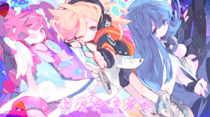 MuseDash Anime Girls Kawai Artist Music Colorful Lollipop 1920x1080 Wallpaper