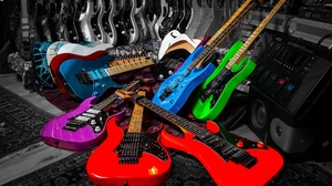 Guitar Instrument Selective Color 2560x1707 Wallpaper