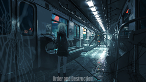 Anime Anime Girls Lifeline Railway 5000x2750 Wallpaper