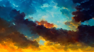 Clouds Nature Vibrant Ai Art Colorful 10240x7168 Wallpaper
