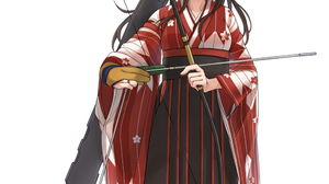 Anime Anime Girls Kimono Japanese Kimono Japanese Clothes Bow Bow And Arrow Kantai Collection Akagi  1000x1913 Wallpaper