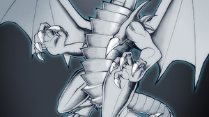 Anime Dragon Trading Card Games Yu Gi Oh Blue Eyes White Dragon Solo Artwork Digital Art Fan Art 1061x1500 Wallpaper