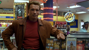 Last Action Hero Movies Film Stills Arnold Schwarzenegger Actor Jacket Movie Poster Shelves Stores 1920x1080 Wallpaper