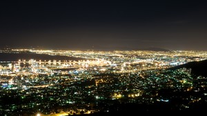 Photography Cityscape Night Lights City Cape Town South Africa Water Sea Urban 2560x1600 Wallpaper