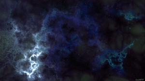 Deep Space Space Nebula Watermarked Stars 1920x1080 Wallpaper