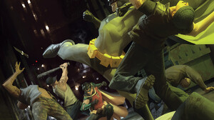 Alex Garner Artwork Comic Art Batman Fighting Robin DC Comics Superhero 996x1500 Wallpaper