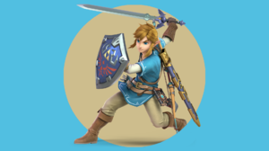 Super Smash Bros Ultimate Zelda Link Nintendo Video Game Characters Simple Background Minimalism Swo 1920x1080 Wallpaper