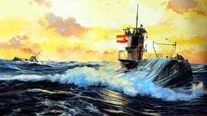 Military Submarine 1600x900 Wallpaper