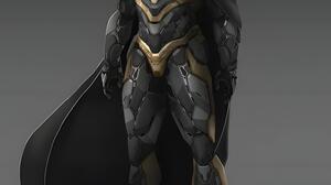 Batman Dark Superhero CGi Armor 4512x5936 Wallpaper