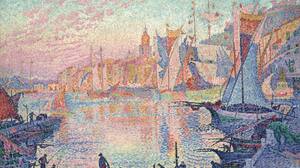 Oil On Canvas Oil Painting Paul Signac Water Artwork Classic Art Boat Clouds Sky Ship 3948x3137 Wallpaper
