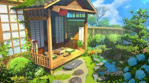 Anime House 4921x2956 wallpaper