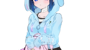 Anime Anime Girls Pastel Heterochromia Hoods 1800x2392 Wallpaper