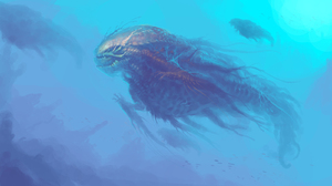Fantasy Sea Monster 1600x900 Wallpaper