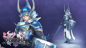 DiSSiDiA FiNAL FANTASY NT Warrior Of Light Final Fantasy Anime Boys Armor Shield Sword Looking At Vi 1920x1080 wallpaper