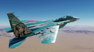 Digital Combat Simulator Dcs World F 15C Eagle Boeing Video Games Aircraft Airplane Hatsune Miku 1920x1080 wallpaper