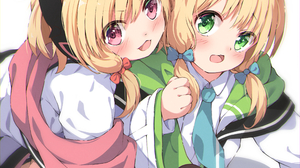 Anime Anime Girls Blue Archive Saiba Midori Saiba Momoi Short Hair Blonde Twins Two Women Artwork Di 2480x3508 Wallpaper