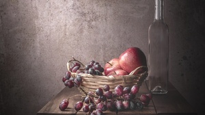 Apple Grapes 2000x1452 Wallpaper