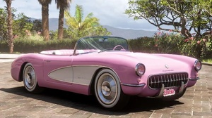 Forza Horizon 5 Xbox Game Studios PlaygroundGames Video Games Chevrolet Corvette Barbie American Car 1440x2560 Wallpaper