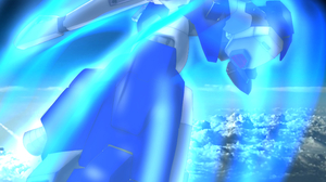 Anime Mechs Layzner Blue Meteor SPT Layzner Super Robot Taisen Artwork Digital Art Fan Art 2179x3071 Wallpaper