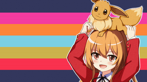 Anime Anime Girls School Uniform Long Hair Bangs Blunt Bangs Blonde Pokemon Video Games Colorful Red 3840x2160 Wallpaper