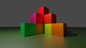 Cube 3d Design Colorful 3840x2160 Wallpaper