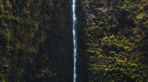 Caldeirao Verde Madeira Waterfall Nature Portrait Display Landscape Water Rocks Leaves 3600x4800 Wallpaper