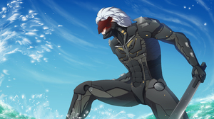 Raiden Metal Gear Warrior White Hair 3107x1798 Wallpaper