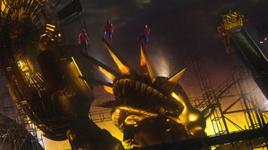 Spider Man Spider Man No Way Home Marvel Cinematic Universe Marvel Comics Statue Of Liberty Tom Holl 1920x803 Wallpaper