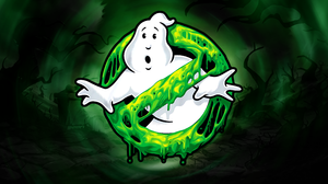 Ghostbusters Logo Spooky Ghost Simple Background Minimalism 4320x2160 Wallpaper