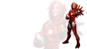 Artwork Fantasy Art Iron Man Comics Women Pepper Potts Rescue 1920x1080 Wallpaper