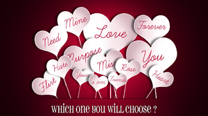 Valentines Day Typography Red Background Text 1920x1200 Wallpaper