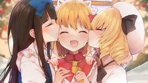 Anime Anime Girls Touhou Luna Child Star Sapphire Sunny Milk Happy 1765x1223 wallpaper