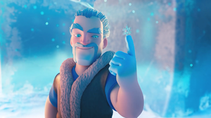 Clash Royale Video Game Art Snowflakes Wizard Looking At Viewer Video Game Characters Video Games Sm 1920x1080 Wallpaper