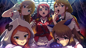 Anime Anime Girls Open Mouth Looking At Viewer Redhead Syringe Nurses Hoods Brunette Animal Ears Tie 2201x1303 Wallpaper