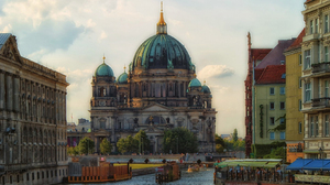Architecture Berlin Cathedral Cathedral City Dome Man Made Religious 1680x1050 Wallpaper